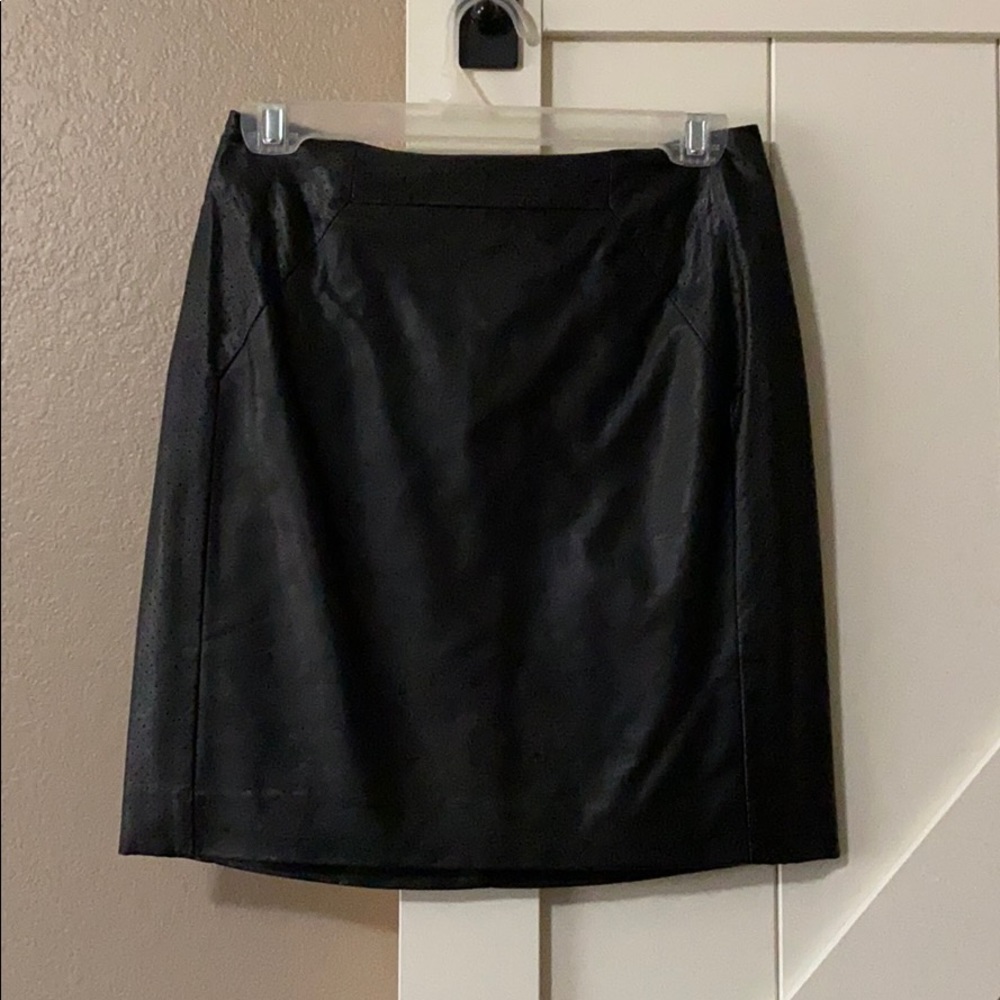 Black Leather Skirt